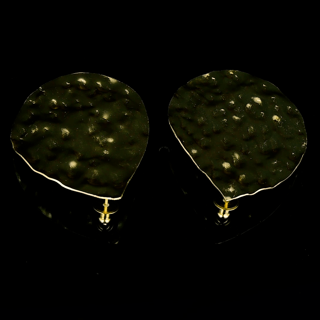 Brass Tempest Stud Earring - DeKulture DKW-819-E