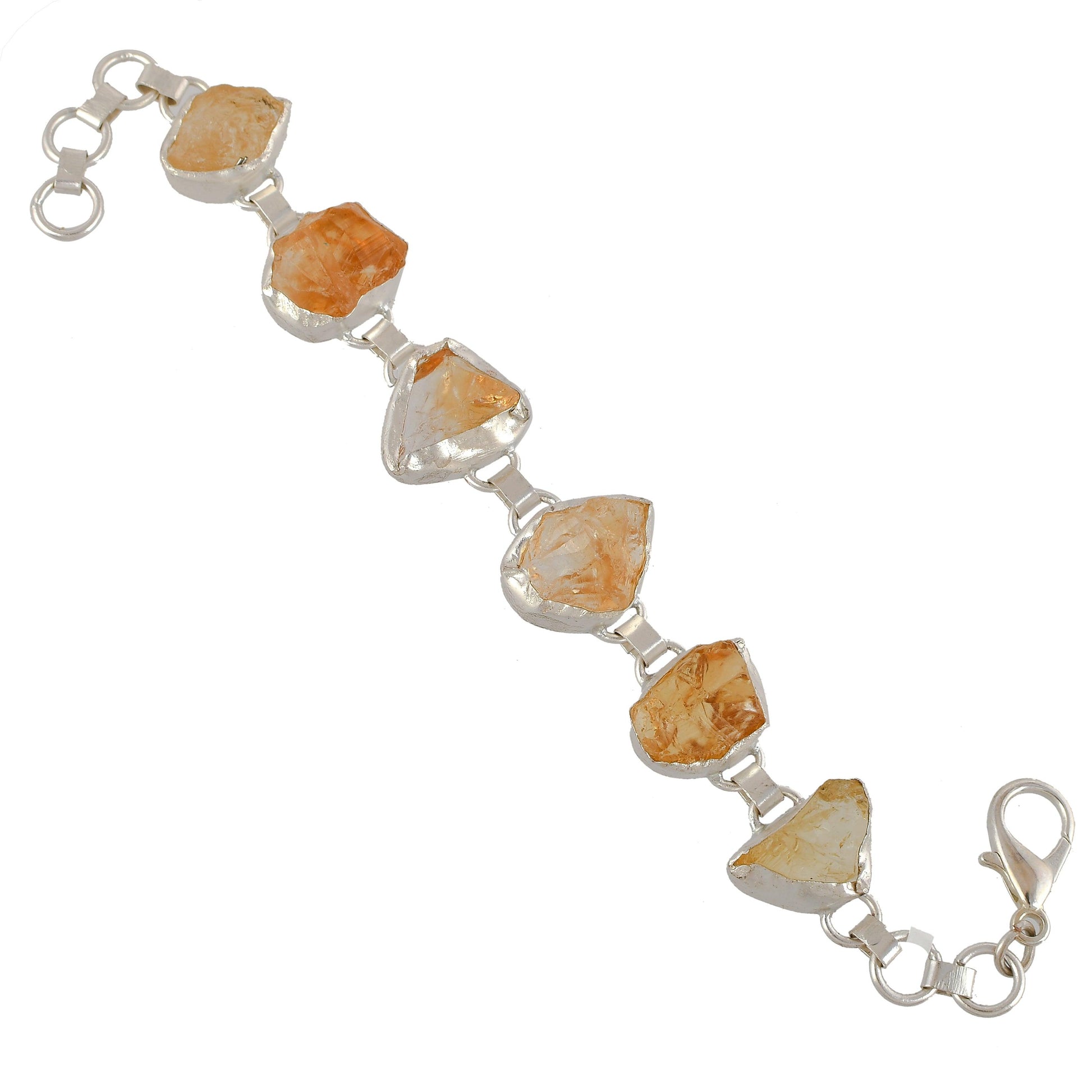 Citrine Rough Gemstone Bracelet - DeKulture DKW-1067-BRJ