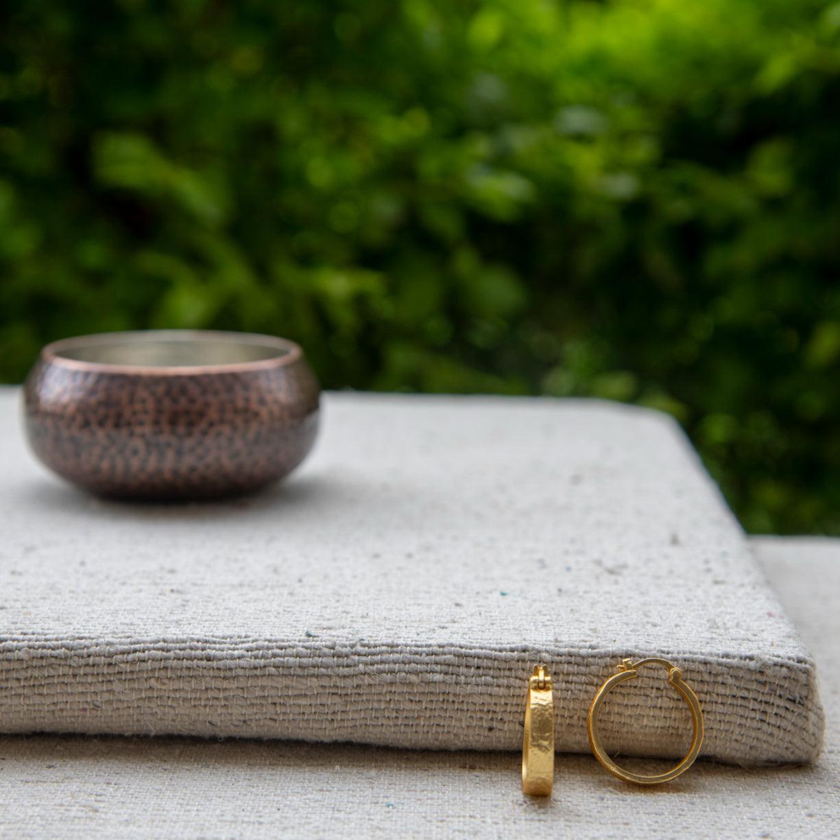 Enclosed Designer Hoop Earring - DeKulture DKW-1426-SEJ