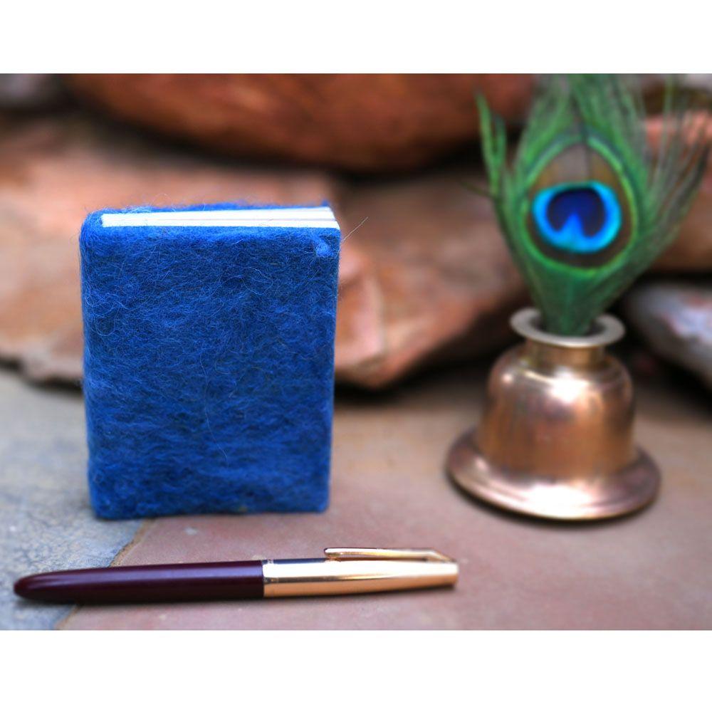 Felt Pocket Diary Blue - DeKulture DKW-1094-PD