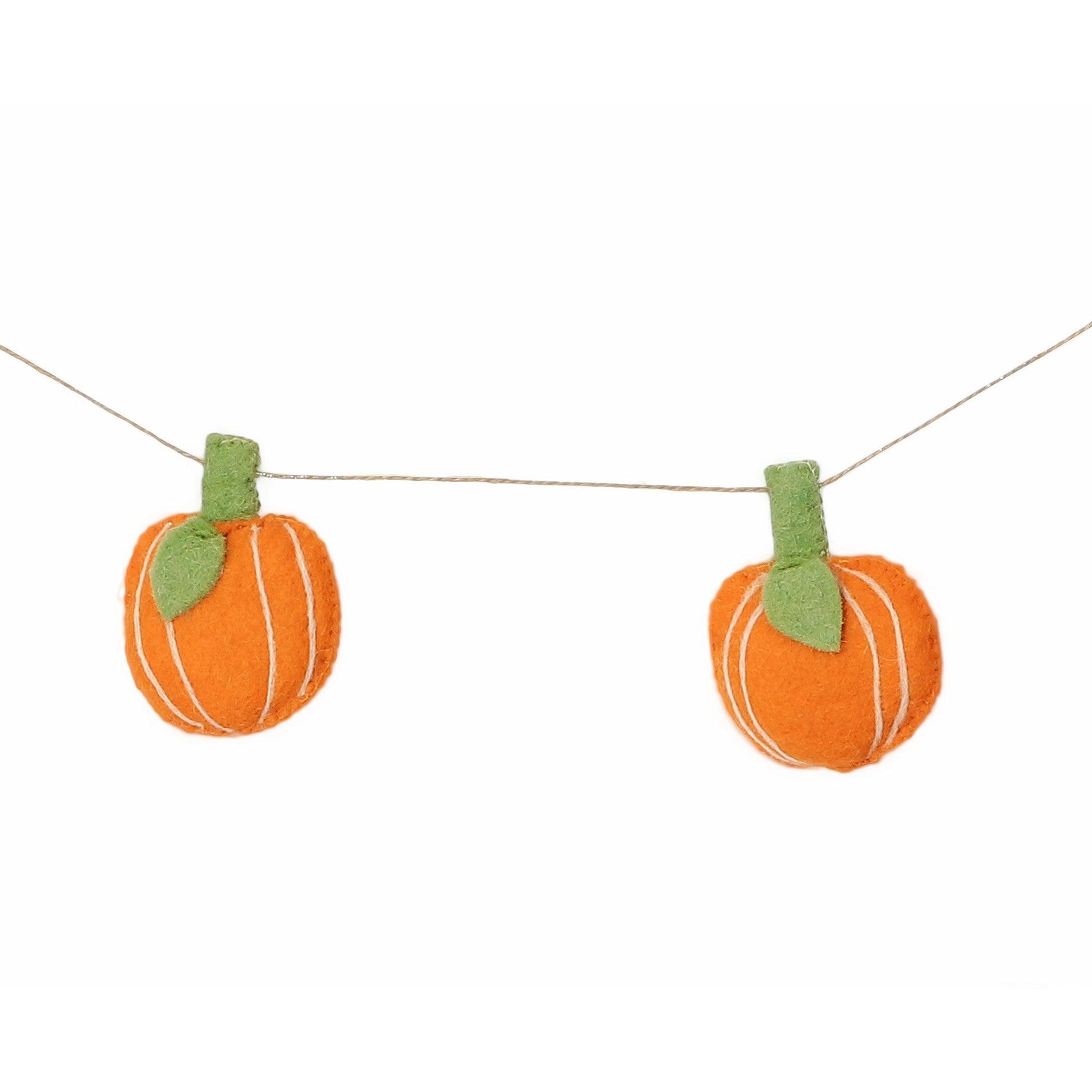 Felt Pumpkin Hanging Garland - DeKulture DKW-6022-FD