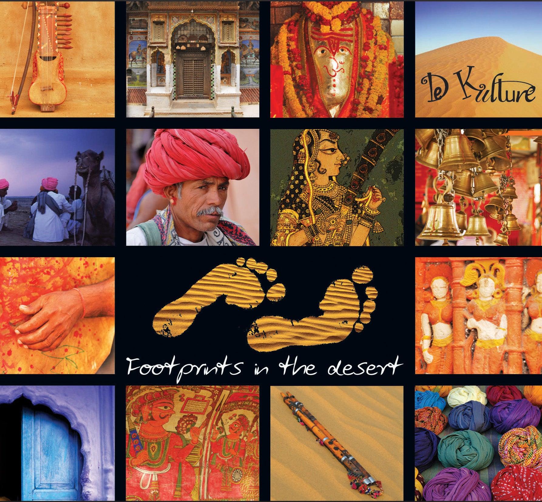 Footprints In The Desert Rajasthani Songs CD - DeKulture DKW-1201-CD