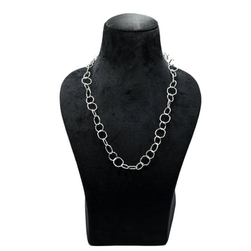 Hexagon Brass Silver Plated Chains For Gift - DeKulture DKW-1145-SLC