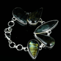 Labradorite Rough Gemstone Bracelet - DeKulture DKW-1075-BRJ