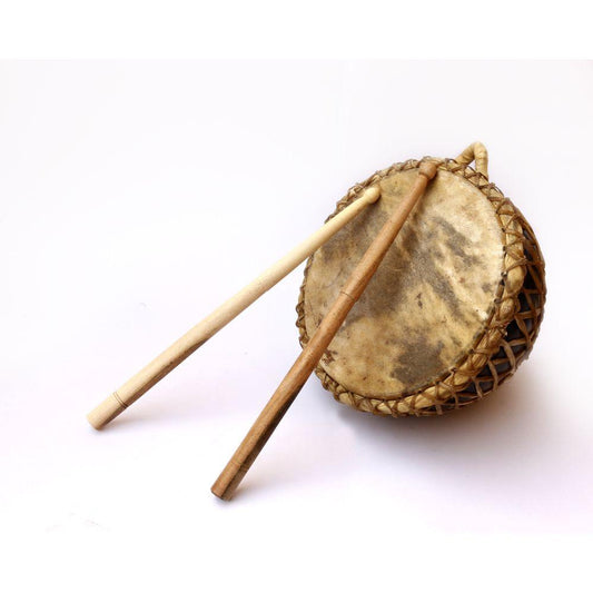Nagada Hand Drum Nagari With Mellets - DeKulture DKW-3019-I