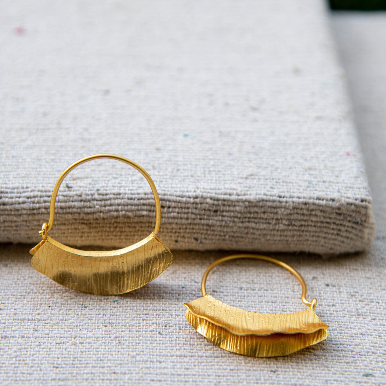 Over the Moon Hoop Earring - DeKulture DKW-1300-SEJ