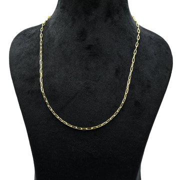Paperclip Brass Gold Plated Chains For Gift - DeKulture DKW-1170-GLC