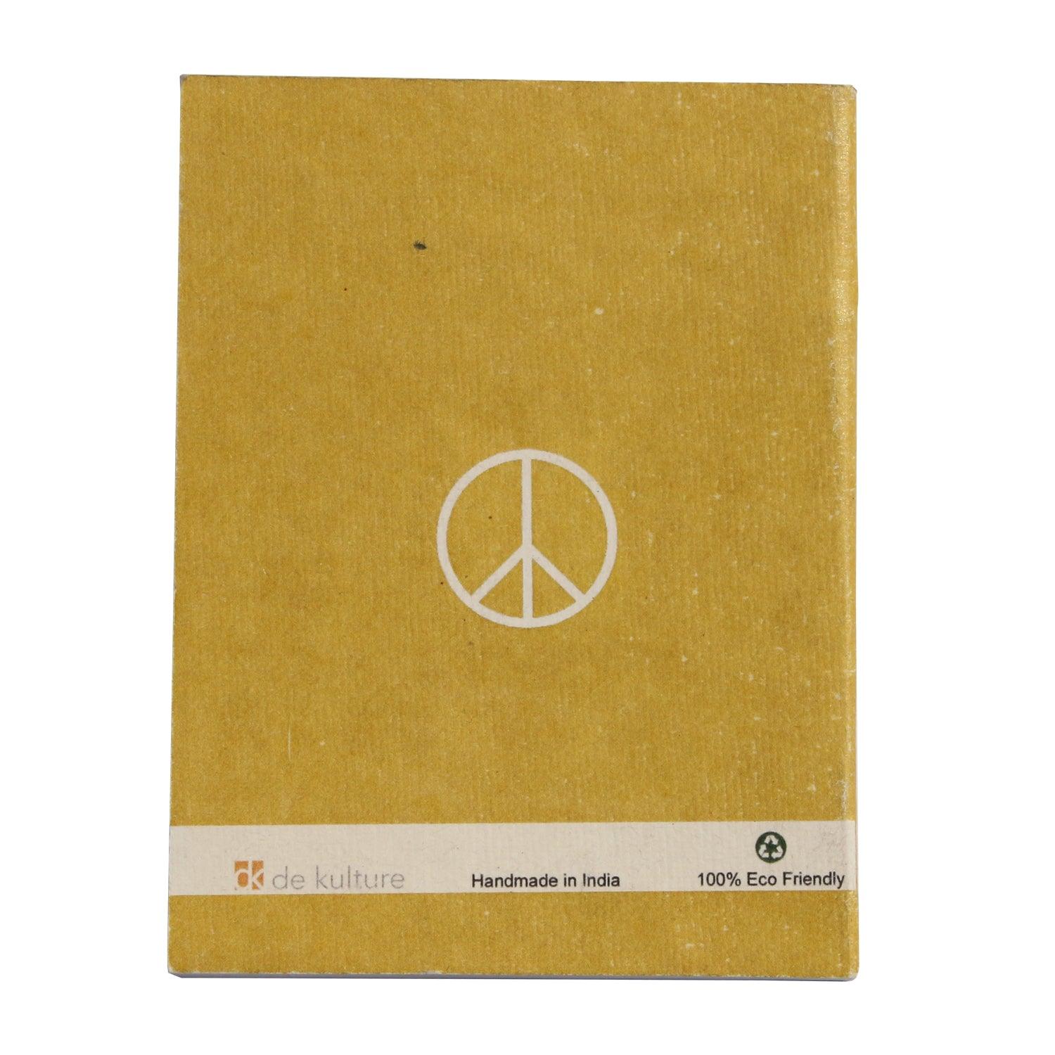 Peace Symbol Pocket Diary Set Of 2 - DeKulture DKW-1075-PD