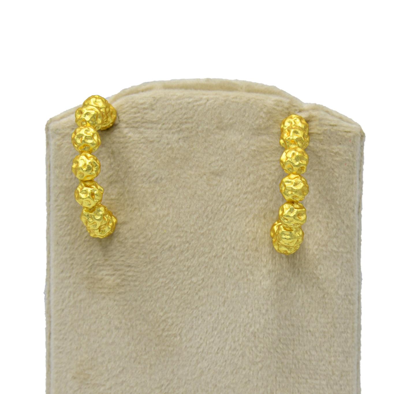 Peppercorn Textured Stud Earring - DeKulture DKW-1404-SEJ