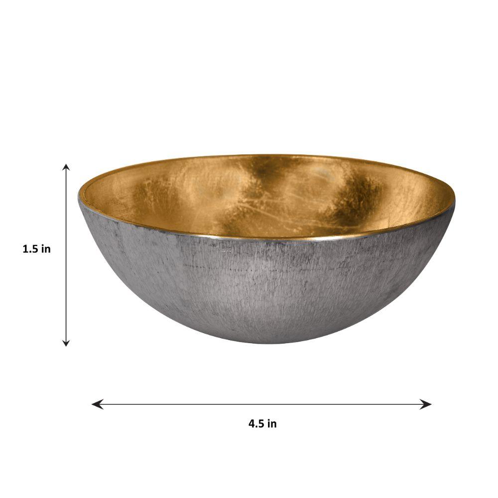 Pure Tin Bowl For Dining Table - DeKulture DKW-13004-TN