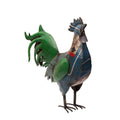 Reclaimed Rooster Sculpture - DeKulture DKW-17032-RIF