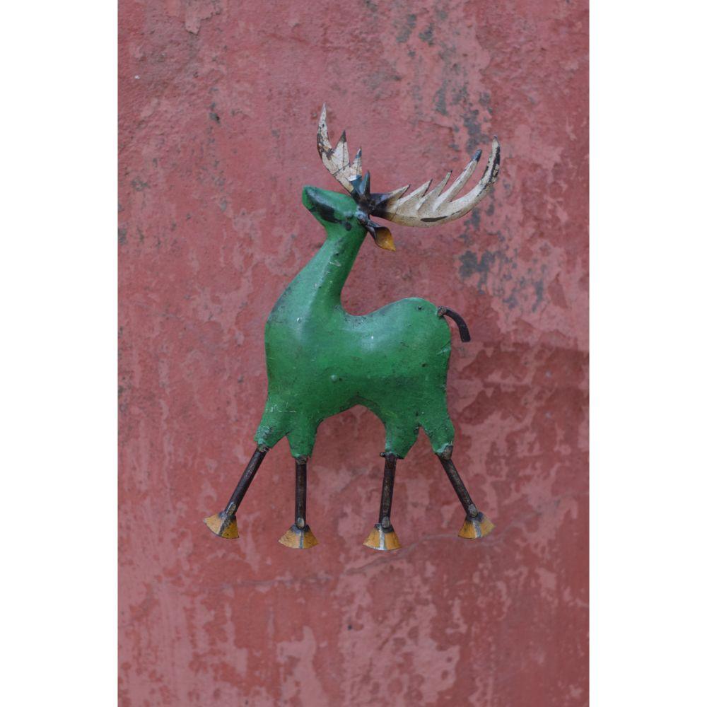 Recycle Reindeer Wallmount - DeKulture DKW-17035-RIF