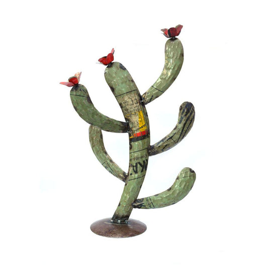Recycled Cactus Plant Sculpture - DeKulture DKW-17107-RIF