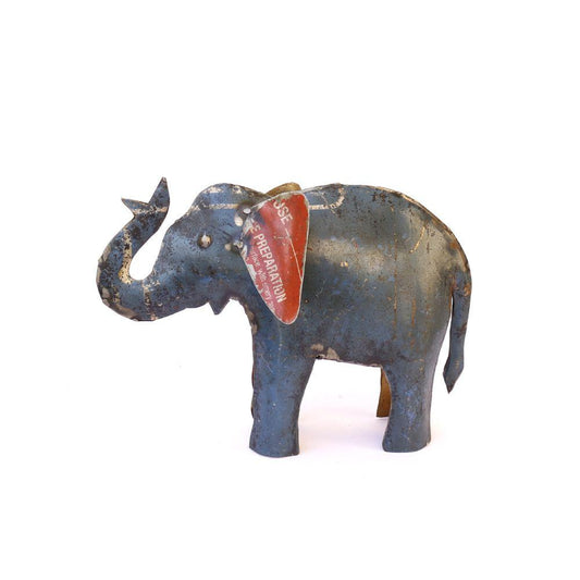 Recycled Elephant Figurine - DeKulture DKW-17020-RIF