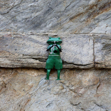 Recycled Frog Wall Mount - DeKulture DKW-17025-RIF