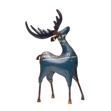 Recycled Reindeer Figurine - DeKulture DKW-17034-RIF