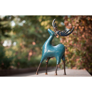 Recycled Reindeer Figurine - DeKulture DKW-17034-RIF
