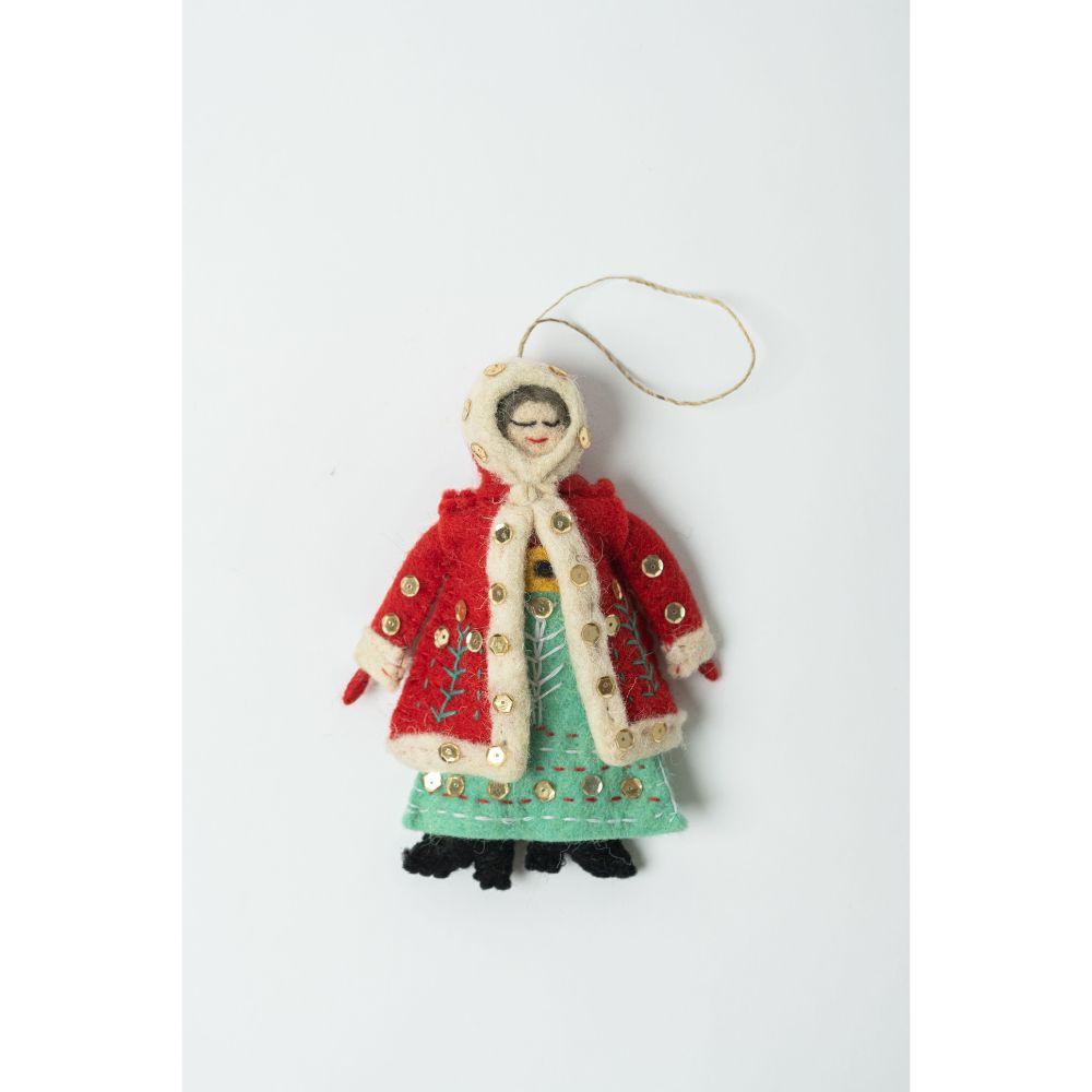 Santa Doll Christmas Ornament - DeKulture DKW-6139-FO