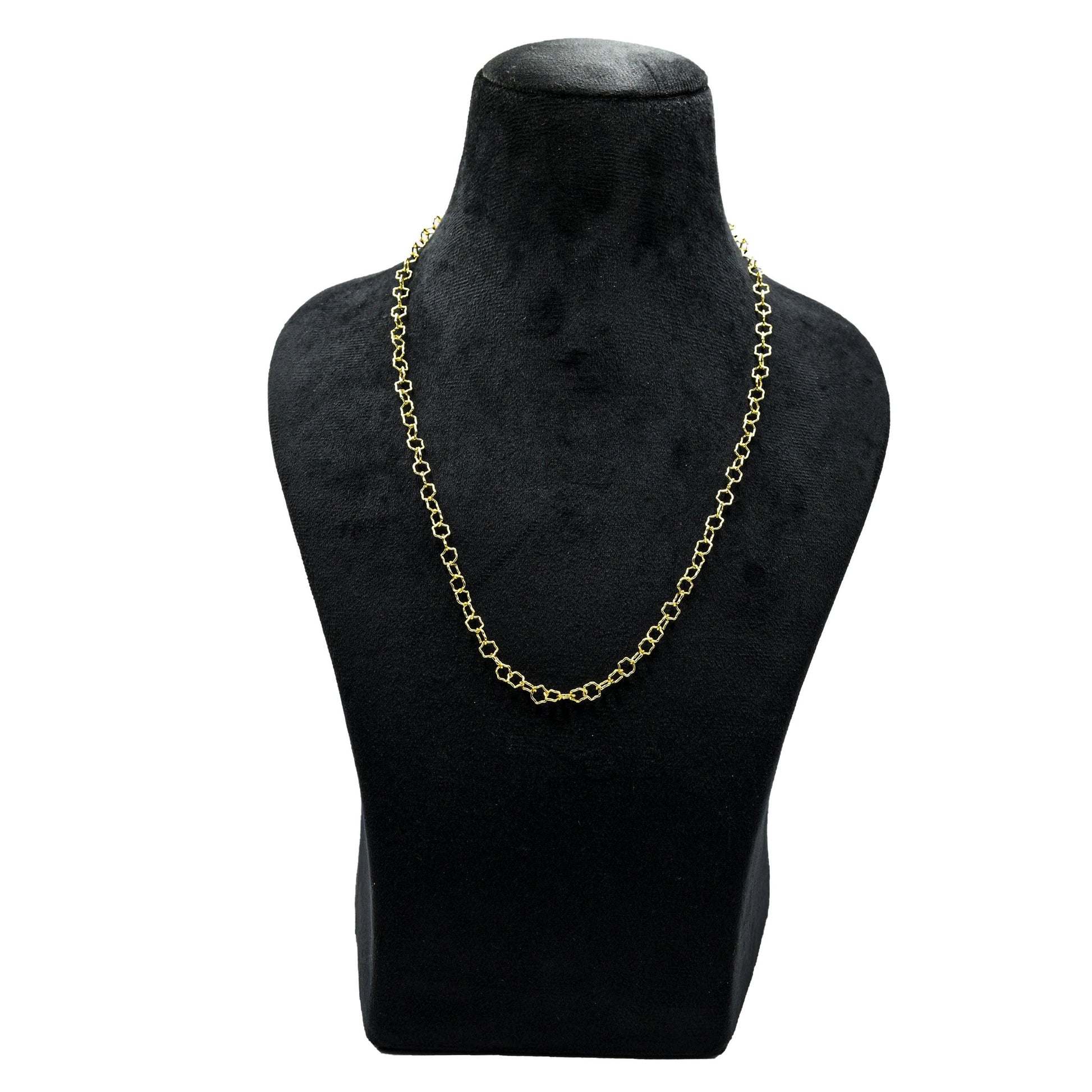 Star Brass Gold Plated Chains For Gift - DeKulture DKW-1165-GLC