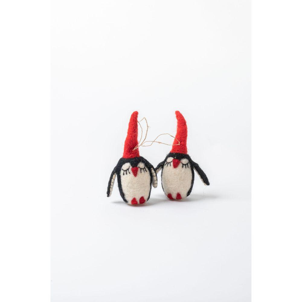 Tiny Penguin Decorative Set Of 2 - DeKulture DKW-6124-FO