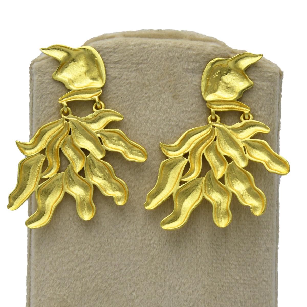 Under the leaf Spell Stud Earring - DeKulture DKW-1423-SEJ