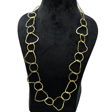 Uneven Brass Gold Plated Chains For Gift - DeKulture DKW-1158-GLC