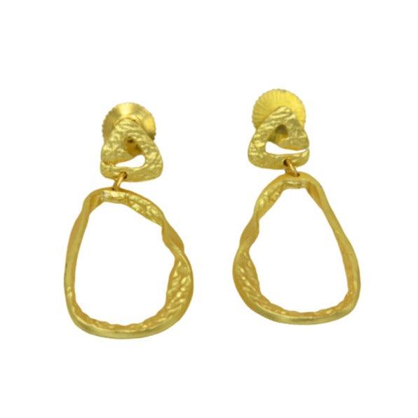 Uneven long Stud Earring - DeKulture DKW-1320-SEJ