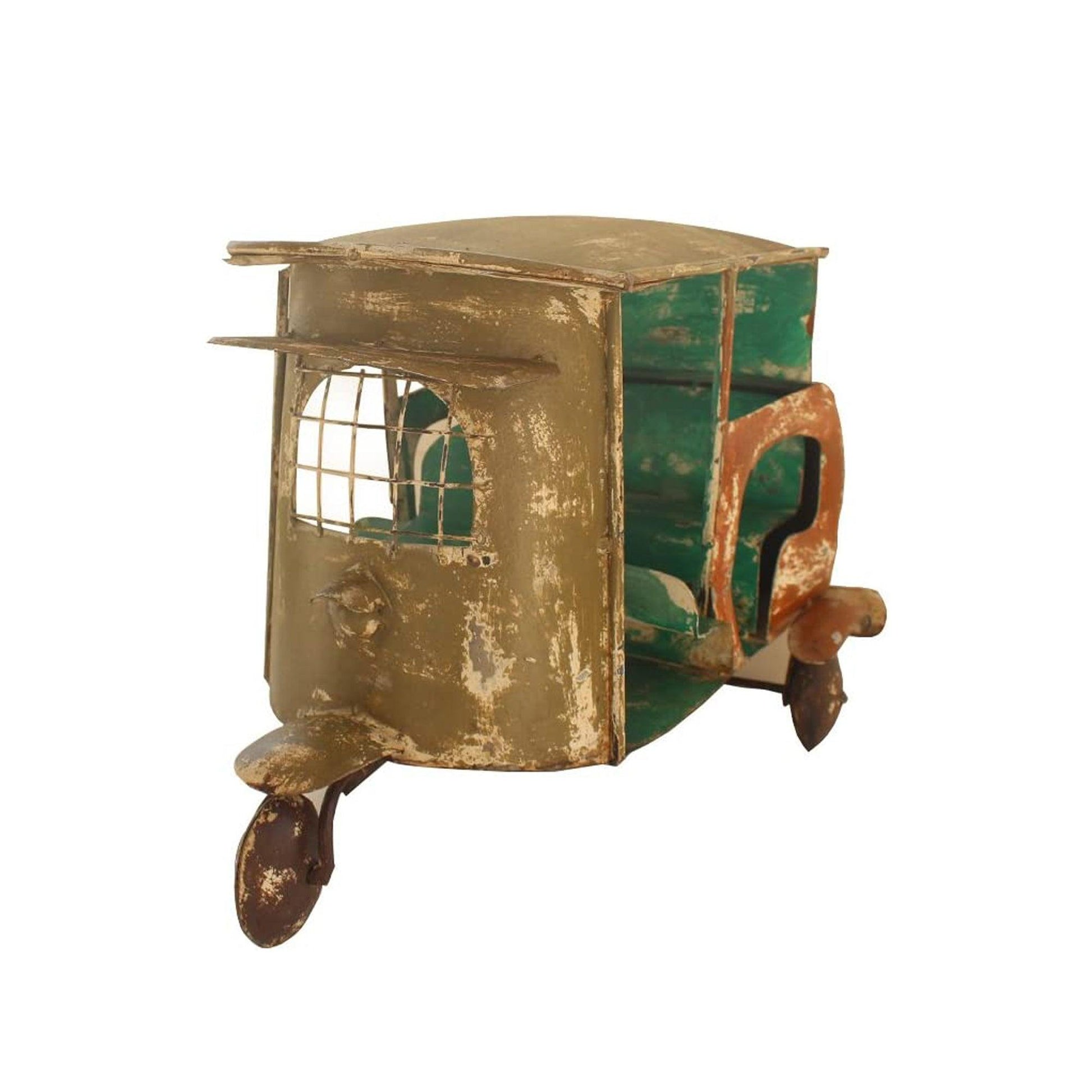 Vintage Tuk-Tuk Rickshaw Miniature Figurine - DeKulture DKW-40002-VV-