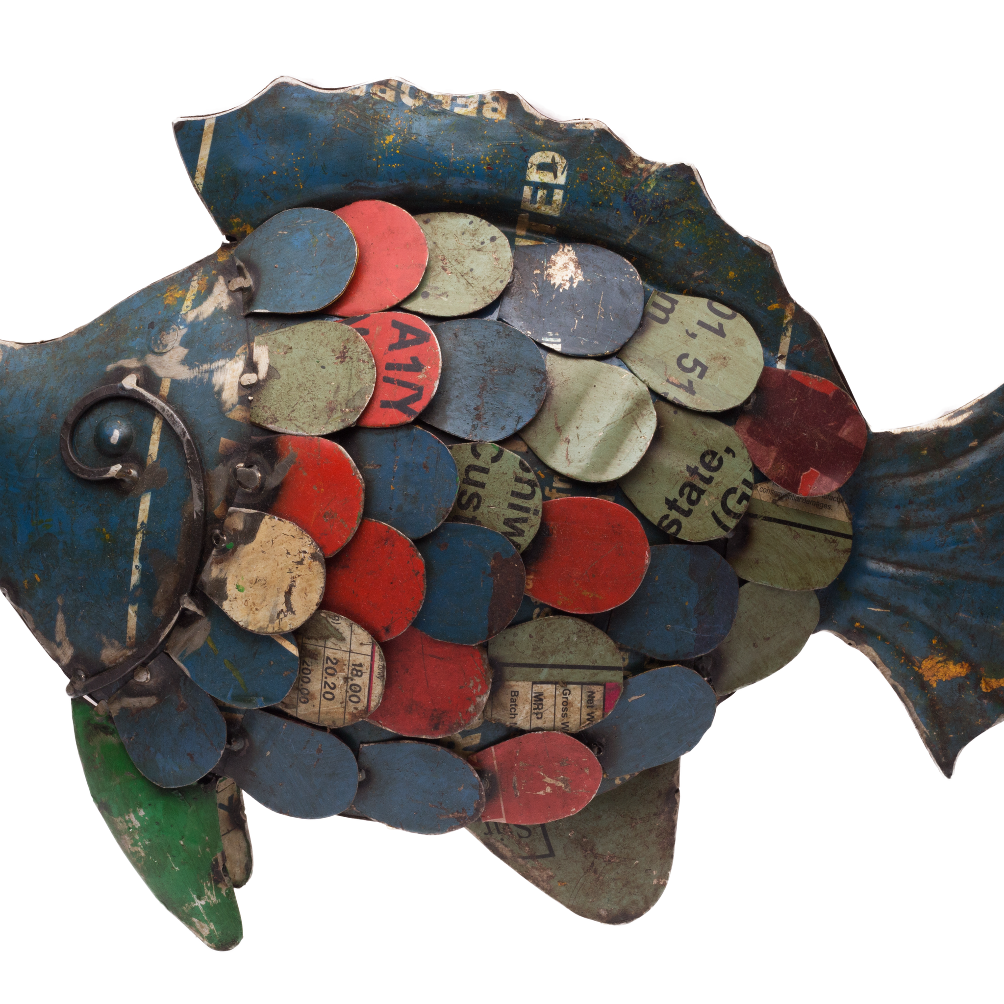 Recycled Iron Fish (Big)