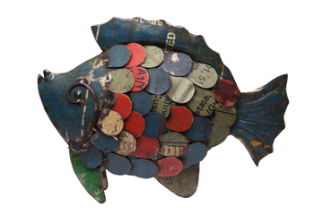 Recycled Iron Fish (Big)