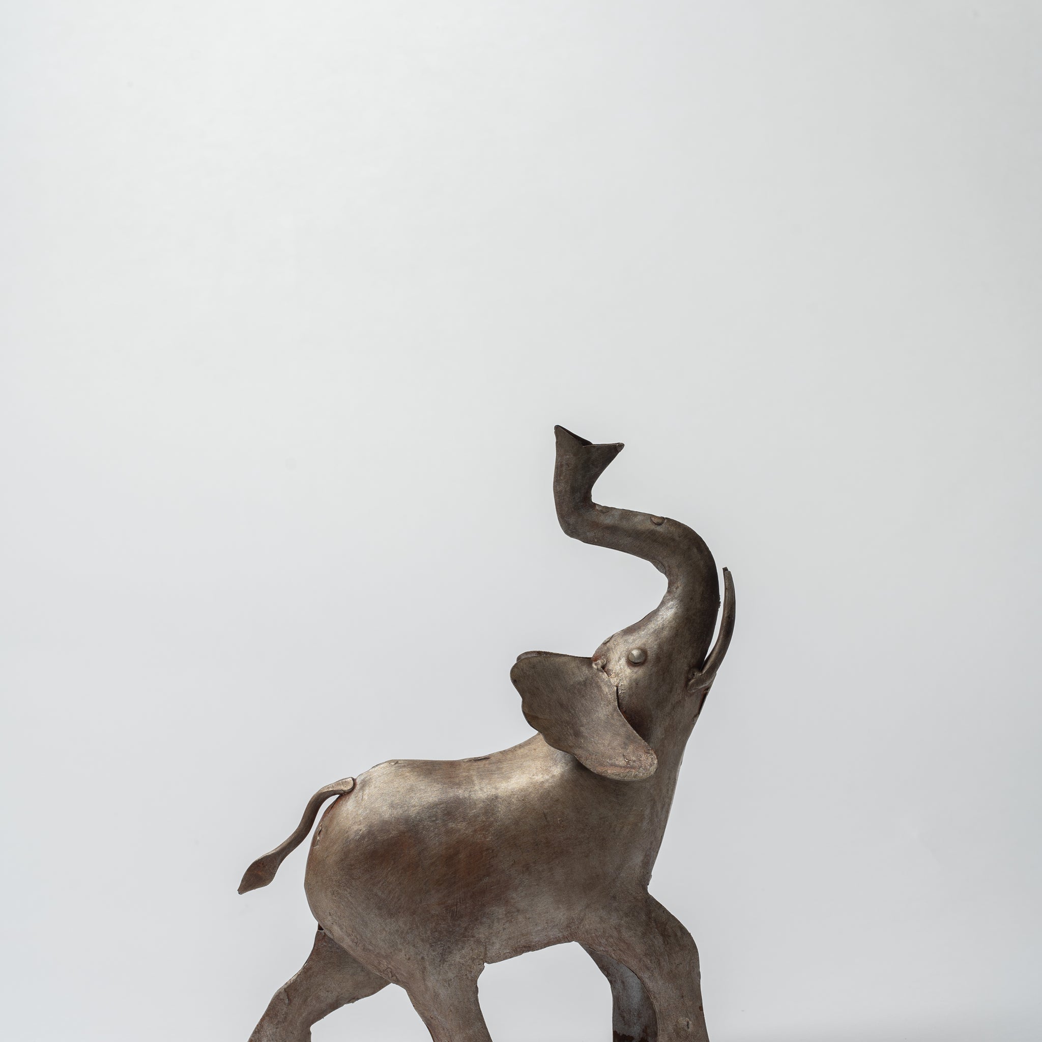 Vintage Silver Elephant Figurine